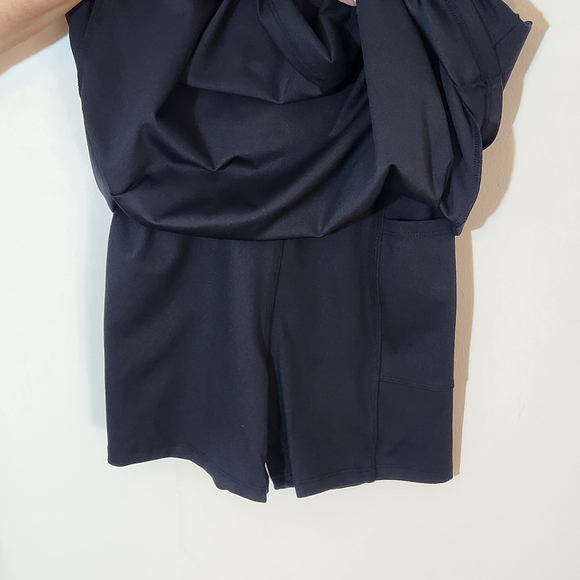 Gap Fit Sleeveless Black Athletic Mini Dress Size Medium NWT - Picture 11 of 11